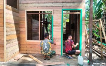 Kualitas Jadi Prioritas, Satgas TMMD Laksanakan Pengecatan RTLH