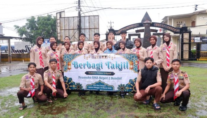 Isi Ramadan dengan Kebersamaan, Pramuka SMAN 1 Bandar Gelar Buka dan Sahur Bersama