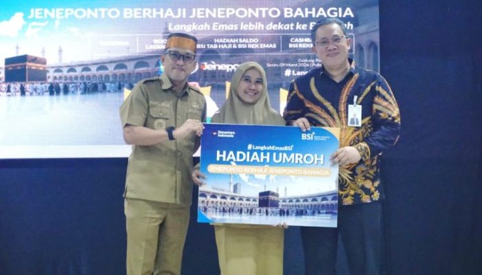 Bupati Jeneponto Hadiri Launching Program “Jeneponto Berhaji, Jeneponto Bahagia: Langkah Emas Lebih Dekat ke Baitullah”
