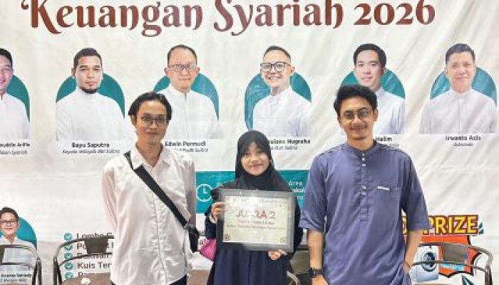 Cerdas Cermat Keuangan Syariah OJK Sultra 2026, Mahasiswa STIE 66 Kendari Juara 2