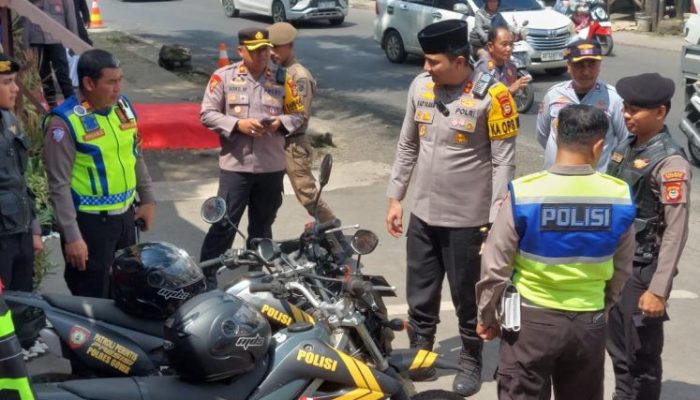 Jelang Puncak Mudik Lebaran, Kapolres Gowa Monitoring Pos Terpadu Ketupat 2026