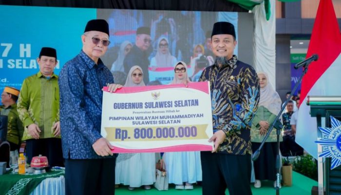 Hadiri Syawalan Muhammadiyah, Gubernur Sulsel Apresiasi Peran Strategis dalam Pengembangan SDM