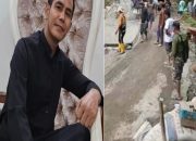 Pengusaha Asal Garentong H. Bisman Sumbang Puluhan Juta, Warga Dan Sopir Cor Jalan Provinsi yang Lama Rusak