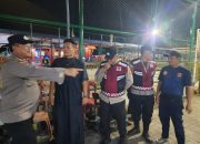 Patroli Malam Gabungan Polsek Kepulauan Seribu Utara, Sosialisasikan Layanan 110 dan Cegah Gangguan Kamtibmas