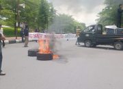 Diam di Tengah Isu Skandal, Peserta aksi Desak DPRD Gowa Ambil Sikap Tegas