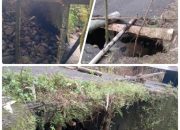 Jembatan Penghubung Baringan Rannaya Terputus, Aktivitas Ekonomi dan Pendidikan Warga Lumpuh