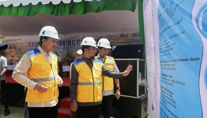 Gubernur Sulsel Groundbreaking Jalan Sabbang-Tallang-Sae, Akses Menuju Seko Terus Dikebut