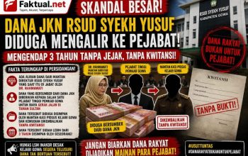 Gempar! Rp.50 Juta Dana Tak Bertuan JKN Rsud Syekh Yusuf Mengendap Tiga Tahun Tanpa Jejak