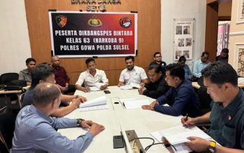 Polres Gowa Gelar DIKBANGSPES Bintara Narkoba 2026, Serdik Diuji Profesionalisme