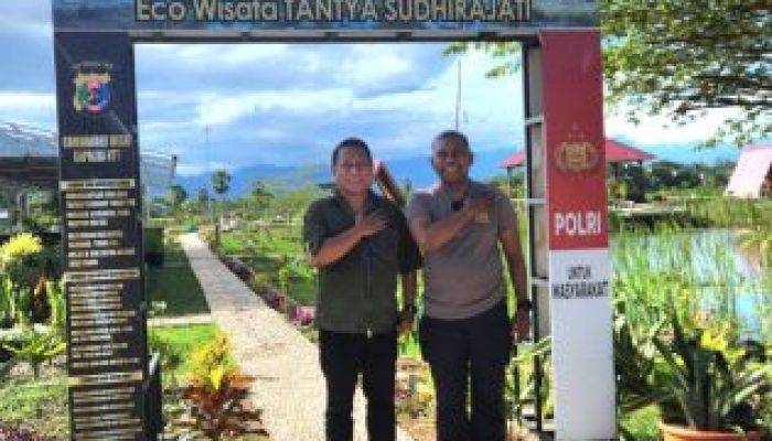 Kapolres Kabupaten Kupang, NTT, AKBP Rudy Junus Jacob Ledo, S.I.K., S.H. Bertangan Dingin, Sulap Daerah Tandus Jadi Taman Indah Eco Wisata Tantya Sudhirajati