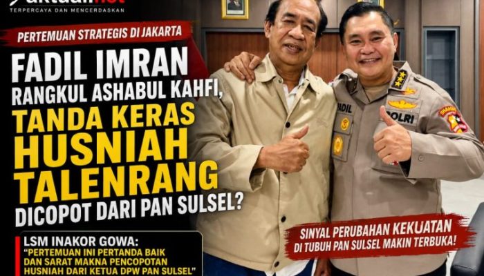 Fadil Imran Rangkul Ashabul Kahfi, Publik Baca Pesan Keras: Husniah Tersingkir Dari Panggung PAN Sulsel