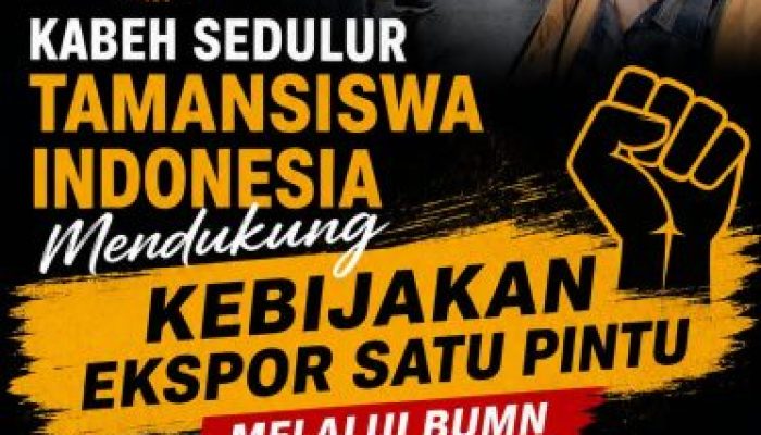 Kabeh Sedulur Tamansiswa Indonesia Dukung Penuh Ekspor Satu Pintu Lewat BUMN, Desak Implementasi Cepat Demi Petani dan Stabilitas Rupiah