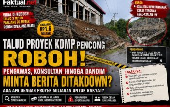 Usai Talud KDMP Pencong Ambruk, Pengawas hingga Dandim Disebut Minta Berita Diturunkan