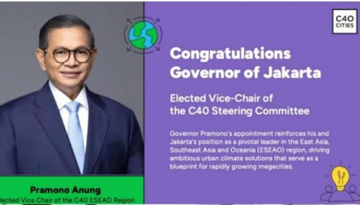 PEWARNA Indonesia Ucapkan Selamat: Pramono Anung Wakil Ketua C40, Momentum Emas Jakarta Pimpin Aksi Iklim Dunia
