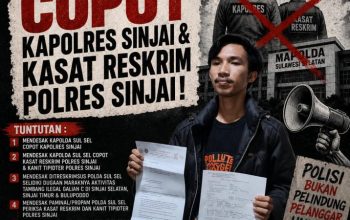 Sejumlah Organisasi Mahasiswa Bakal Kepung Mapolda Sulsel, Desak Pencopotan Kapolres dan Kasat Reskrim Polres Sinjai