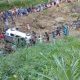 Mobil milik K,H. Patorahman masuk ke sungai di Dusun Bontomanai saat hendak menuju Lassa-Lassa