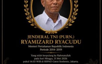 Berita Duka Cita: PEWARNA Indonesia Kenang Jasa Jenderal TNI (Purn.) Ryamizard Ryacudu, Tokoh Pertahanan dan Negarawan Sejati