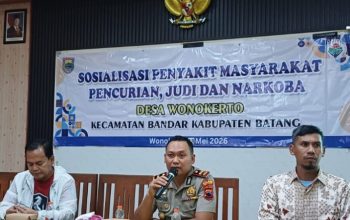 Polisi Gandeng Pemuda, Polsek Bandar Sosialisasikan Bahaya Pekat dan Narkoba di Wonokerto
