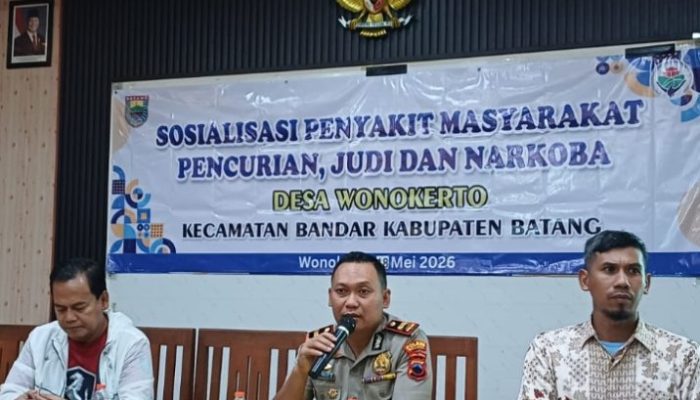 Polisi Gandeng Pemuda, Polsek Bandar Sosialisasikan Bahaya Pekat dan Narkoba di Wonokerto