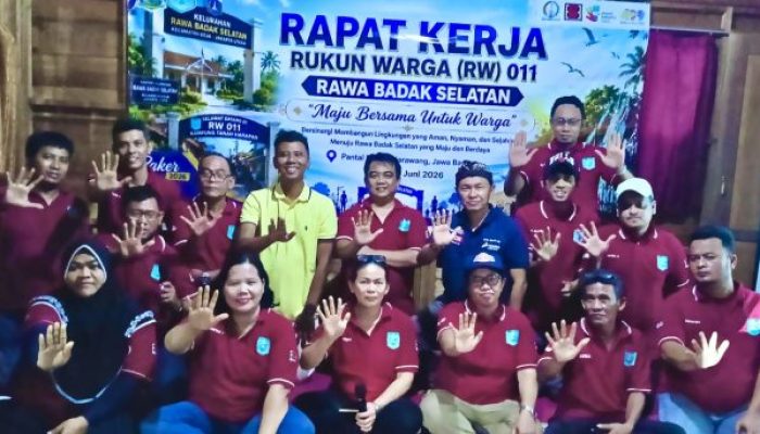 Rapat Kerja RW 011 Rawa Badak Selatan Jakarta Utara Tetapkan Program Prioritas Tahun 2026