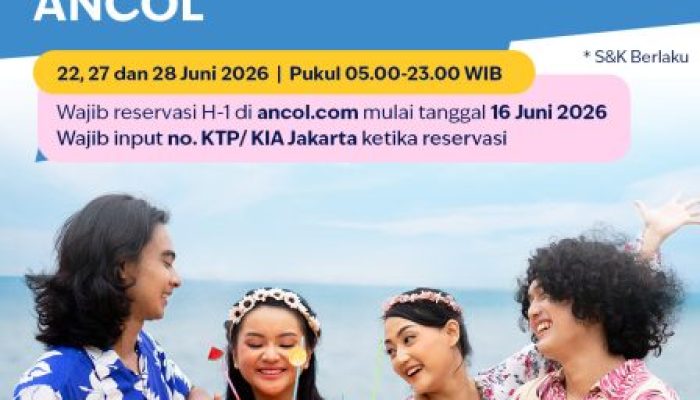 HUT Jakarta ke-499, Ancol Gratiskan Tiket Masuk Sepanjang Hari untuk Warga Ber-KTP Jakarta