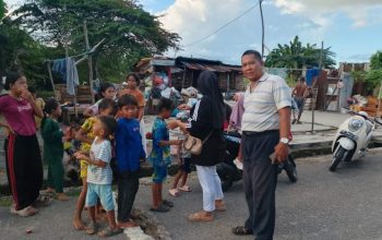 PWDPI Kepri Santuni Anak Yatim Piatu di Sungai Lakam Barat