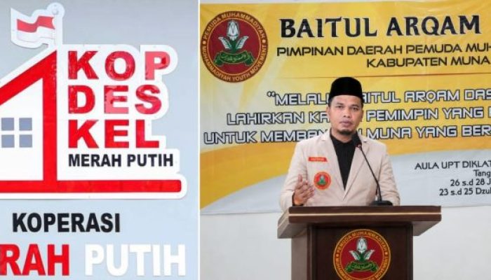 Dinilai Perkuat Ekonomi Rakyat, Ketua Pemuda Muhammadiyah Muna Apresiasi Dandim 1416 Muna Kawal Program Kopdes Merah Putih
