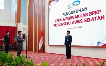 Gubernur Sulsel Kukuhkan Mardiyanto Arif Rakhmadi sebagai Kepala Perwakilan BPKP Sulsel