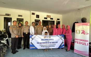 Sambut Hari Bhayangkara ke-80, Polres Kepulauan Seribu Gelar Anjangsana ke Purnawirawan, Warakawuri dan Pensiunan PNS Polri