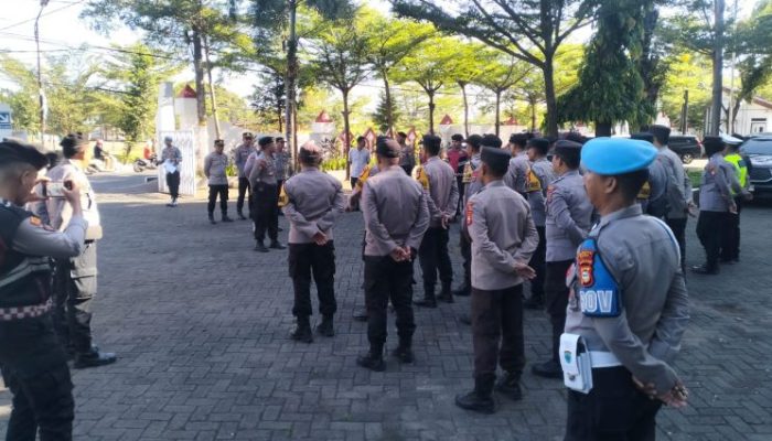 Pengamanan Sidang DPRD Kabupaten Gowa, Situasi Berlangsung Aman dan Kondusif