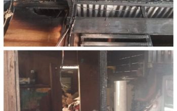 Hanya Berselang Jam dari Tragedi Tapango, Pos Damkar Tinambung Gerak Cepat Padamkan Kebakaran di Calo-Calo