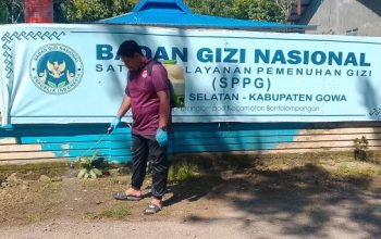 SPPG Parang Lompoa Gelar “Rabu Bersih”, Wujudkan Lingkungan Kerja yang Sehat dan Nyaman