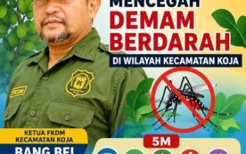 Cegah DBD, FKDM Kecamatan Koja Ajak Warga Giatkan PSN