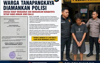 Diduga Kembali Mengancam Kerabatnya Usai Mengonsumsi Ballo, Warga Tanapangkaya Diamankan Polisi