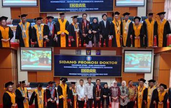 Kenang Pesan Almarhum Ayah, Bupati Konut Ikbar Sampaikan Perjalanan Hidup pada Sidang Promosi Doktor
