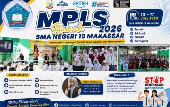 Stop Bullying, Stop Kekerasan Seksual! SMAN 19 Makassar Perkuat Karakter Siswa Baru Lewat MPLS Ramah