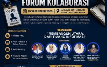 PERSATUAN KEKUATAN INFORMASI! PWJU Gelar Deklarasi & Forum Kolaborasi, Cetak Jurnalis Masa Depan yang Berintegritas