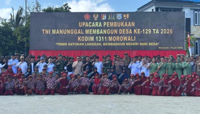 TMMD ke-129 Dimulai, Kodim 1311/Morowali Bangun Infrastruktur dan Berdayakan Masyarakat Bungku Selatan