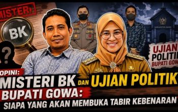 OPINI: Misteri BK dan Ujian Politik Bupati Gowa, Siapa yang Akan Membuka Tabir Kebenaran?  Perkembangan dinamika politik dan hukum di Kabupaten Gowa masih menjadi perhatian publik. Berbagai persoalan yang dikaitkan dengan Bupati Gowa kini bergulir melalui Sidang Hak Angket Panitia Khusus (Pansus) DPRD Gowa, yang menghadirkan sejumlah saksi untuk mengungkap berbagai dugaan persoalan.  Dalam proses persidangan tersebut, Pansus telah mendalami sejumlah isu, mulai dari dugaan korupsi pengadaan seragam sekolah, pencabutan beasiswa doktoral, hingga dugaan perbuatan tercela. Seiring berjalannya sidang, berbagai pendapat dan penilaian berkembang di tengah masyarakat, bahkan tidak sedikit yang telah menarik kesimpulan sebelum seluruh fakta terungkap.  Di tengah situasi tersebut, perhatian publik juga tertuju pada sosok seorang konsultan berinisial BK. Nama tersebut kerap disebut dalam berbagai pembahasan sehingga memunculkan beragam spekulasi di ruang publik. Namun hingga kini, belum ada penjelasan langsung dari BK yang dapat memberikan gambaran utuh mengenai berbagai isu yang berkembang.  Situasi semakin menarik ketika Bupati Gowa melaporkan persoalan tersebut ke Mabes Polri. Langkah itu memunculkan beragam opini di media sosial. Sebagian warganet mengaitkannya dengan posisi saudara kandung Bupati yang bertugas di lingkungan Polri dan memiliki jabatan strategis.  Tidak lama berselang, keluarga besar saudara kandung Bupati menggelar konferensi pers dan menegaskan bahwa tidak ada keterlibatan maupun bentuk perlindungan terhadap persoalan hukum yang sedang dihadapi Bupati.   Mereka juga menyatakan tidak akan mencampuri proses hukum yang berjalan.  Meski demikian, pernyataan tersebut belum sepenuhnya menghentikan spekulasi publik. Berbagai asumsi masih bermunculan, termasuk dugaan adanya pihak-pihak tertentu yang bekerja di balik layar. Seluruh pandangan tersebut hingga kini masih sebatas opini yang berkembang di masyarakat dan belum dapat dipastikan kebenarannya.  Pertanyaan lain muncul ketika kuasa hukum Bupati melayangkan somasi kepada BK. Langkah itu memunculkan tanda tanya baru di tengah masyarakat. Jika sebelumnya keduanya kerap dikaitkan dalam berbagai isu, mengapa kini justru terlihat saling berhadapan? Pertanyaan tersebut semakin memunculkan berbagai analisis mengenai dinamika yang sedang terjadi.  Dari sudut pandang tertentu, berkembang pula opini bahwa BK berpotensi menjadi pihak yang akan memikul beban atas berbagai persoalan yang sedang bergulir. Anggapan tersebut tentu masih berupa dugaan yang belum memiliki kepastian.  Di sisi lain, tidak sedikit yang menilai bahwa kehadiran BK berpotensi memberikan penjelasan terhadap berbagai keterangan yang telah disampaikan para saksi di hadapan Pansus DPRD Gowa. Jika BK tidak pernah muncul memberikan klarifikasi, maka berbagai pertanyaan yang berkembang di tengah masyarakat berpotensi tetap menjadi misteri.  Publik pun mulai bertanya, di mana sebenarnya keberadaan BK? Apakah ia memilih tidak tampil karena alasan keamanan, tekanan psikologis, atau alasan lainnya? Di tengah derasnya komentar dan narasi di media sosial, bukan tidak mungkin kondisi tersebut memengaruhi keberaniannya untuk berbicara di ruang publik.  Apabila memang terdapat seseorang yang mengetahui fakta penting dalam suatu perkara, sudah sepatutnya negara memberikan jaminan keamanan agar setiap orang dapat menyampaikan keterangannya tanpa rasa takut ataupun tekanan dari pihak mana pun.  Dalam analogi permainan catur, BK dapat diibaratkan sebagai salah satu bidak penting yang berpotensi menentukan arah permainan. Karena itu, tidak mengherankan apabila muncul berbagai spekulasi mengenai posisinya dalam dinamika yang sedang berlangsung.  Di tengah perkembangan tersebut, perhatian publik juga tertuju pada laporan yang diajukan mantan suami Bupati. Berdasarkan informasi yang berkembang, laporan tersebut diduga berkaitan dengan saksi-saksi yang memberikan keterangan dalam proses persidangan perceraian Bupati.  Situasi tersebut kembali memunculkan berbagai pertanyaan di ruang publik.   Bagaimana jika nantinya terdapat saks