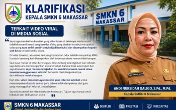 Video Viral Diduga Tendang Siswa, Kepala SMKN 6 Makassar: Saya Hanya Berupaya Membangunkan