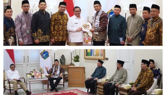 Ustadz Zaitun Rasmin Silaturahmi dengan Gubernur DKI, Siap Hadiri Pembukaan Muktamar V Wahdah Islamiyah