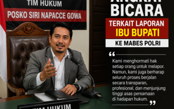 Tim Hukum Posko Siri’ Na Pacce Gowa Angkat Bicara Terkait laporan bupati Gowa ke Mabes Polri