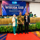 Prof Dr Eng Sudarsono Dampingi Prof Dr Eng Khairul Munadi Hadiri Wisuda XXII STIE 66 Kendari