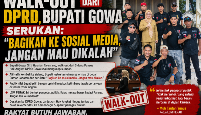 Walk-Out dari DPRD, Bupati Gowa Serukan Bagikan ke Sosial Media, Jangan Mau Dikalah