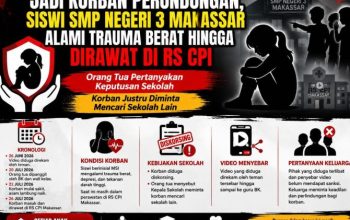 Kasus Dugaan Bullying di SMPN 3 Makassar Disorot, Korban Alami Trauma dan Tempuh Jalur Pengaduan