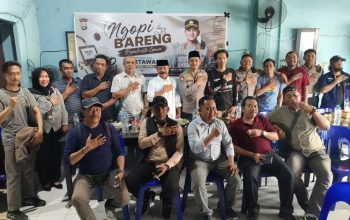 Duduk Bersama Berdialog dan Bersinergi, Kapolresta Gowa Ngopi Bareng Wartawan
