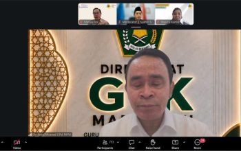 Direktur Guru dan Tenaga Kependidikan (GTK) Madrasah Direktorat Jenderal Pendidikan Islam Kementerian Agama RI, Fesal Musaad, menjadi narasumber dalam Program Internasional Literasi Keagamaan Lintas Budaya
