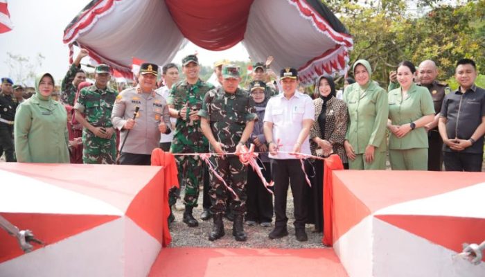Apresiasi TNI, Bupati Iksan: Jembatan Perintis Garuda Buka Akses Masyarakat