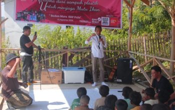 Semarak HUT ke-81 RI, Badan Mutu KKP Palu Ajak Anak-anak Merdeka dari Sampah Plastik
