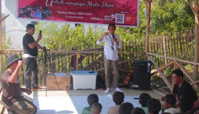 Semarak HUT ke-81 RI, Badan Mutu KKP Palu Ajak Anak-anak Merdeka dari Sampah Plastik